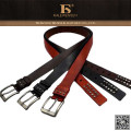 Cinturones de cuero para hombre de encargo del diseño de la manera del nuevo estilo